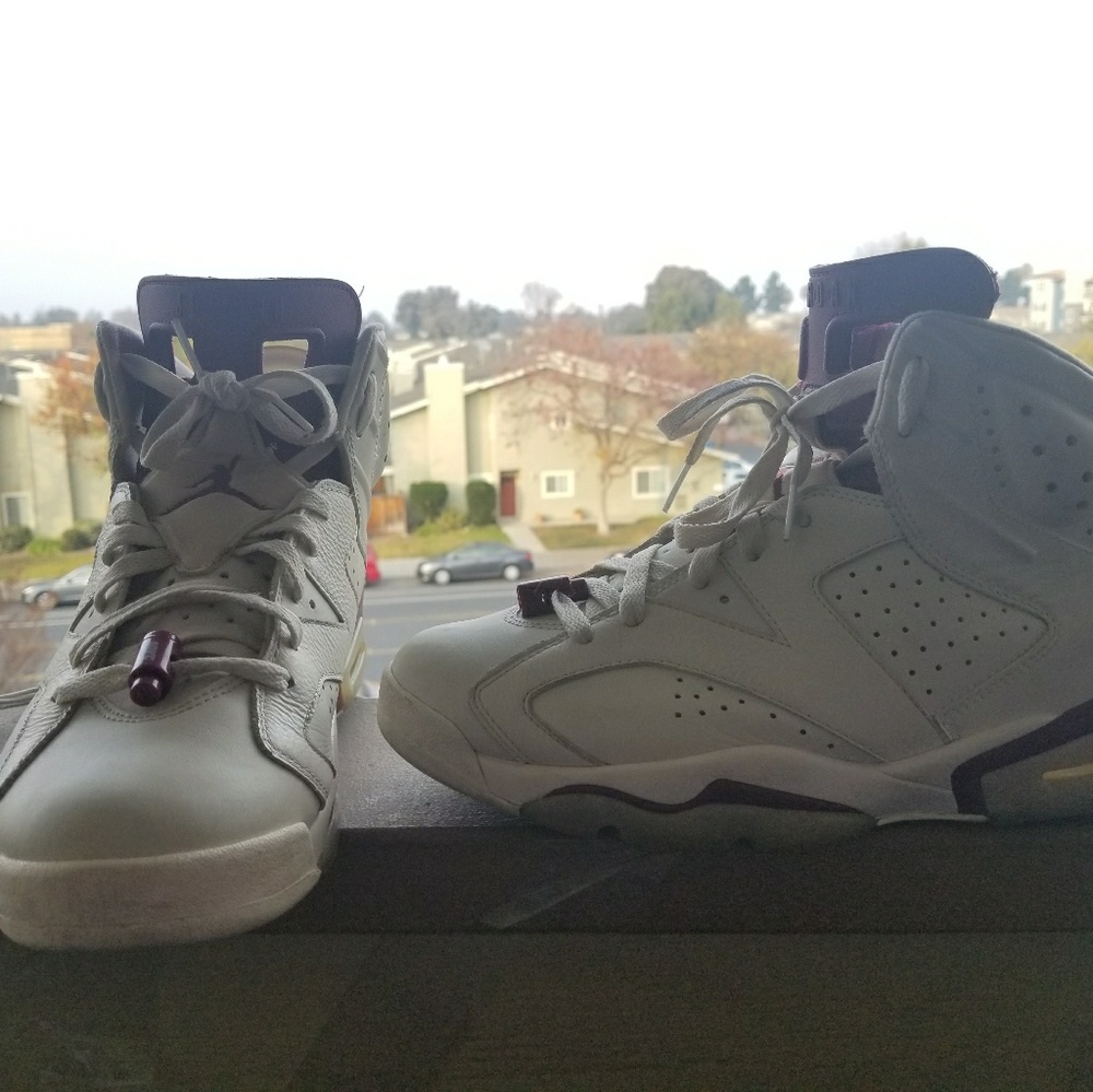 Maroon jordan 6 trade